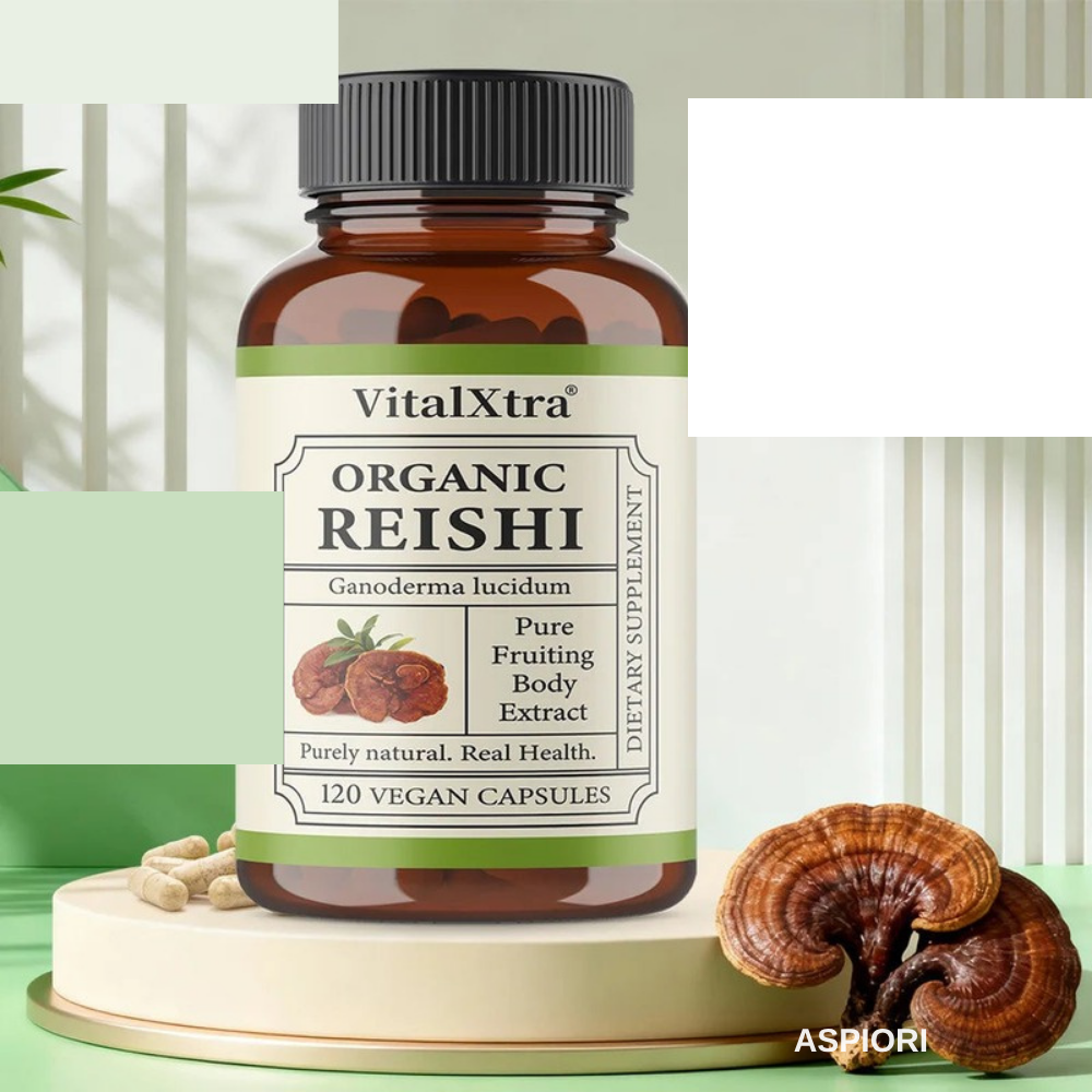 Reishi Mushroom Immune Support Capsules — ASPIORI