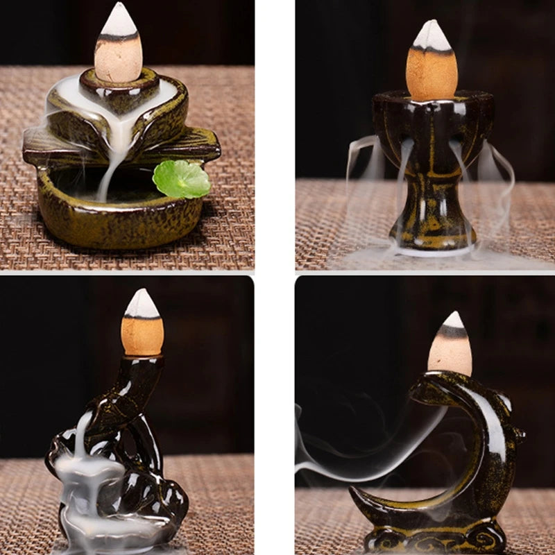 Ceramic Backflow Incense Burner