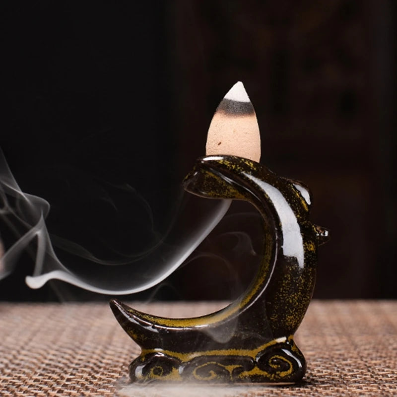 Ceramic Backflow Incense Burner