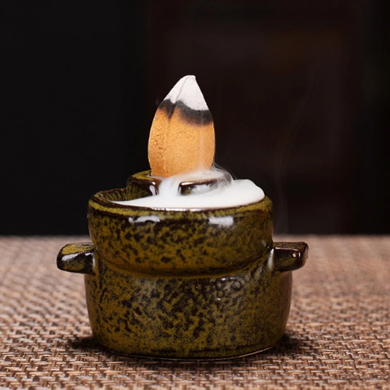 Ceramic Backflow Incense Burner