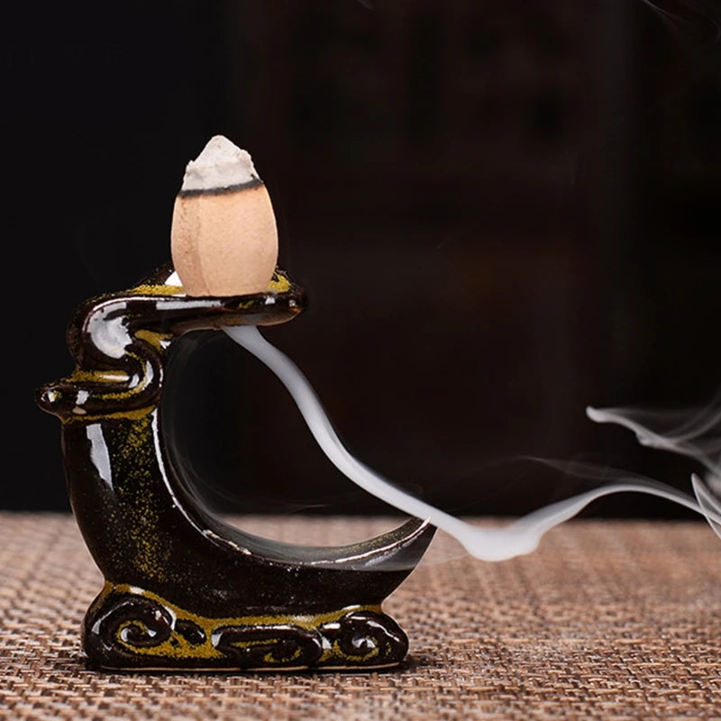 Ceramic Backflow Incense Burner