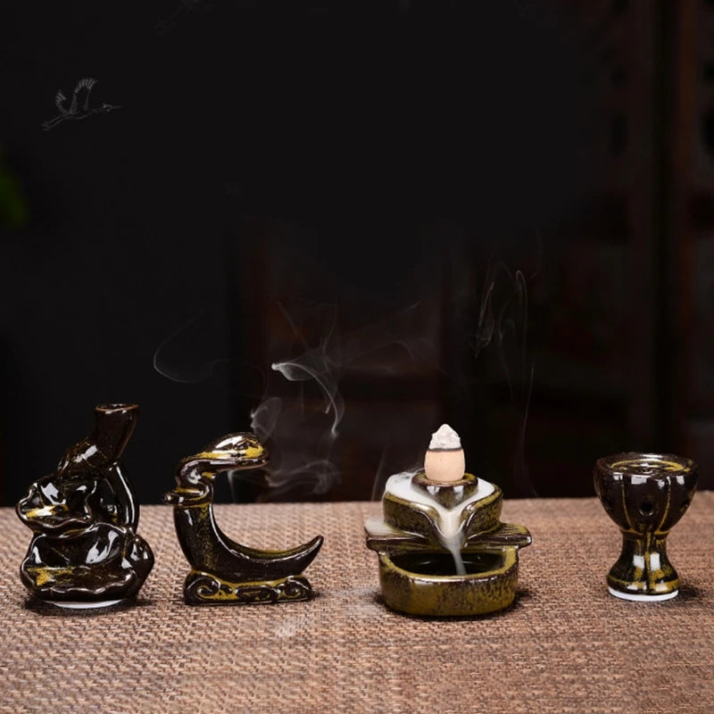 Ceramic Backflow Incense Burner