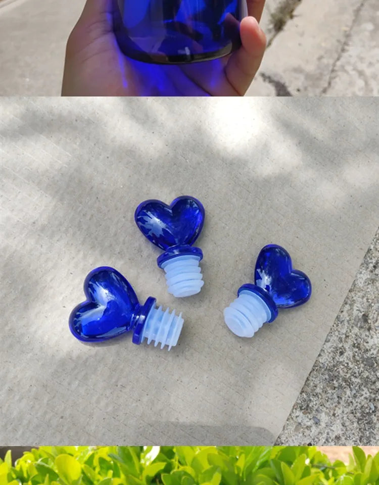Blue Glass Bottle Collection