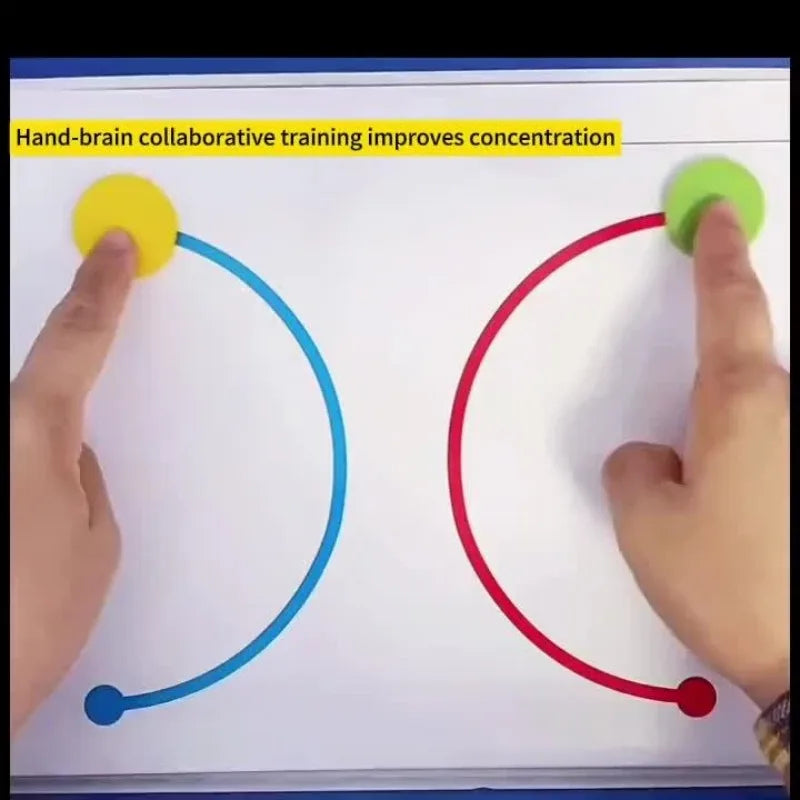 Whole Brain Thinking Training Improving 20 Pages Brain Collaboration Training Cards Concentration Attention Fine Motor Cards