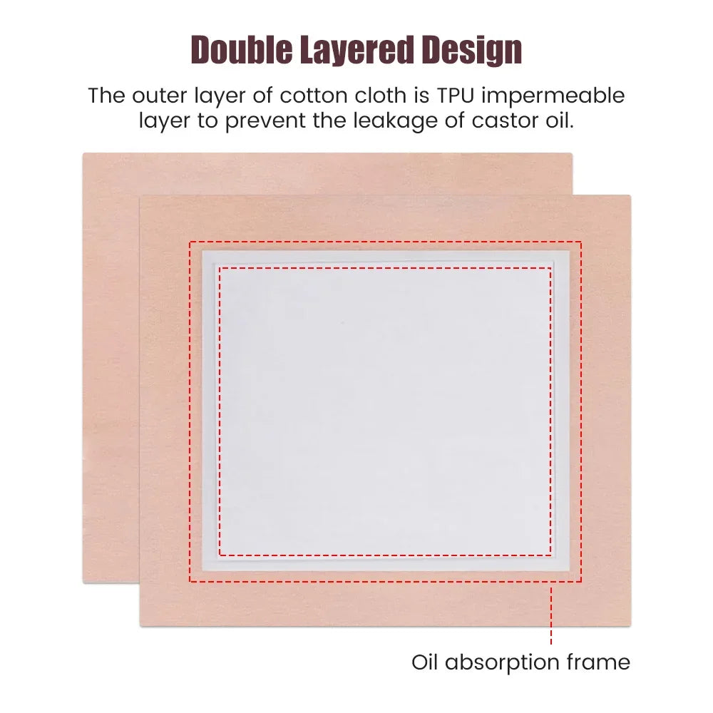 Disposable Castor Oil Pack Patches