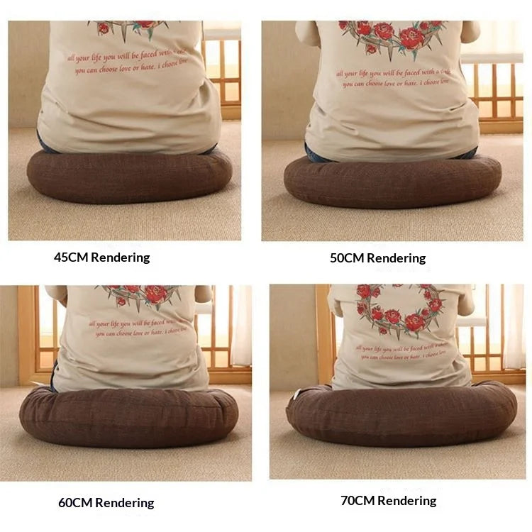 Round Meditation Floor Cushion