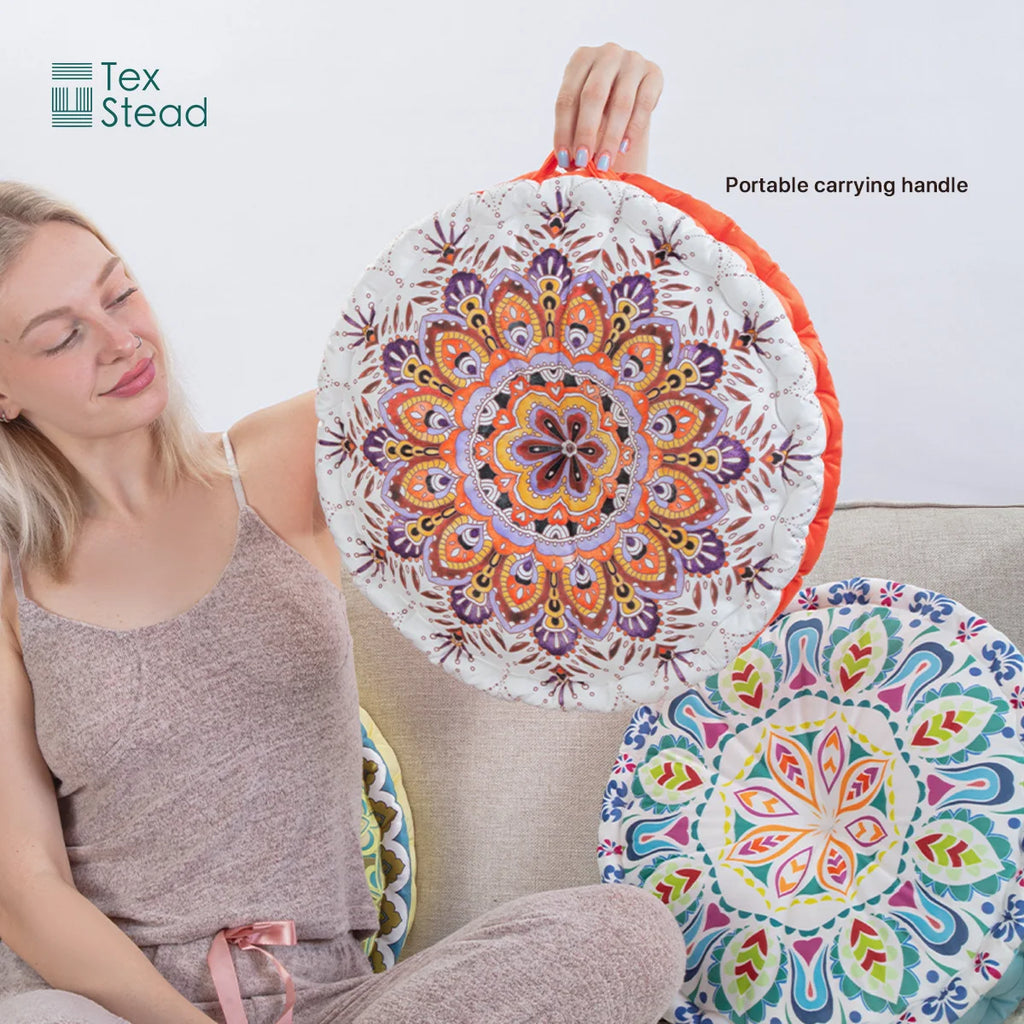 Mandala Round Floor Cushion