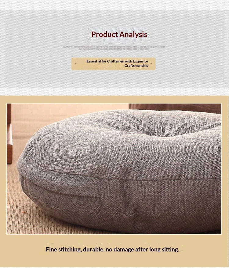 Round Meditation Floor Cushion