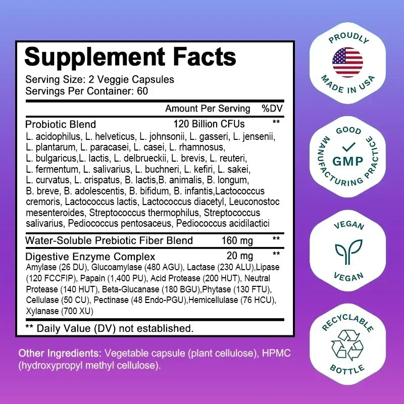 Daily Probiotic &amp; Digestive Enzyme Complex