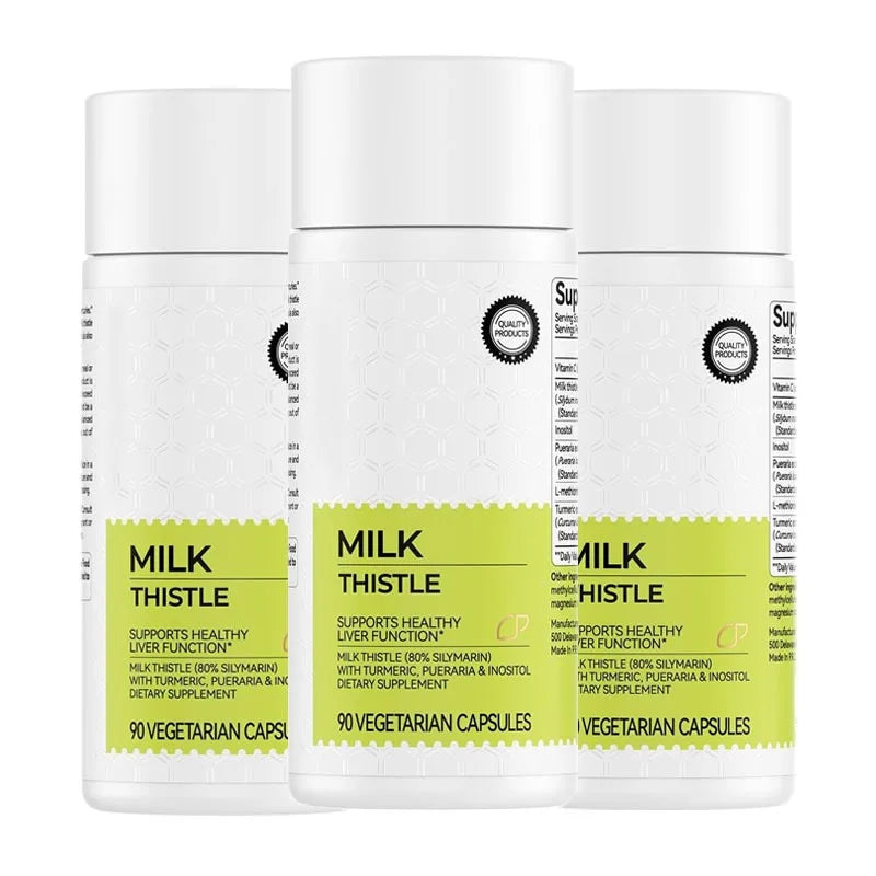 Milk Thistle &amp; Turmeric Liver Support Capsules