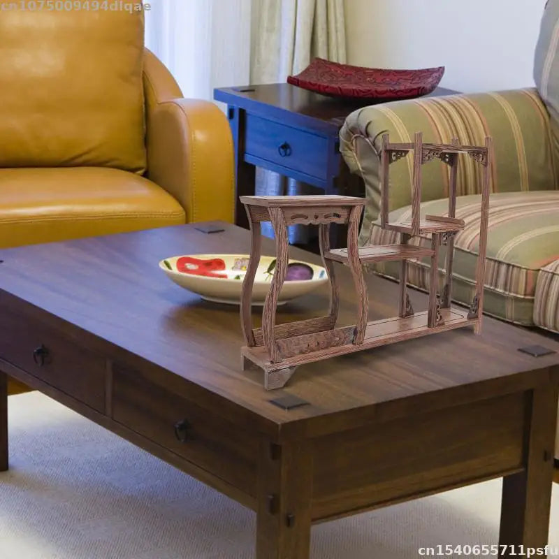 Natural Wood Display Stand