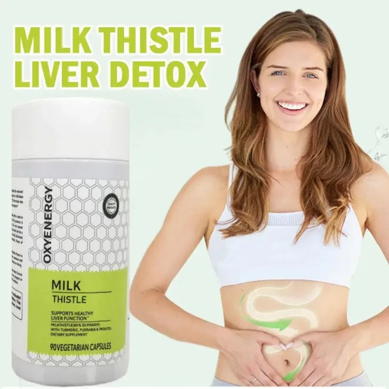 Milk Thistle &amp; Turmeric Liver Support Capsules