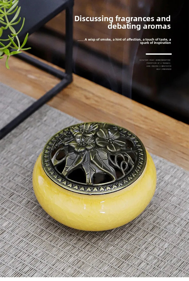 Celadon Ceramic Incense Burner