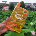 380ml Transparent Flat Water Bottle Plastic Travel Bicycle Drinking Juice Cup Reusable Portable Bottle BPA-free Sports Kettle