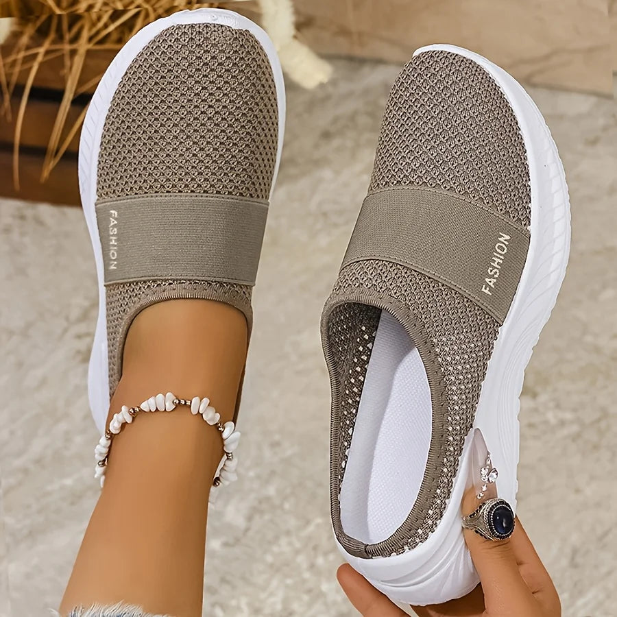 Comfortable Breathable Women's Trail Shoes Lightweight Closed-Toe Sneakers with Air Damping Hiking Outdoor Supportive Camping