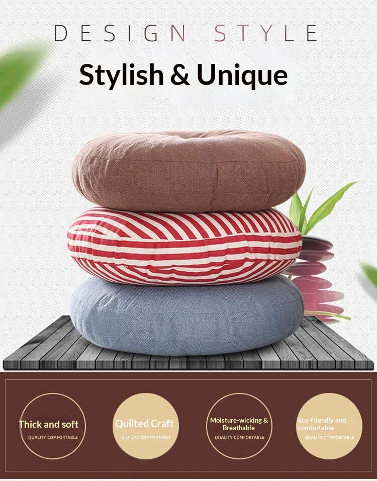 Round Meditation Floor Cushion