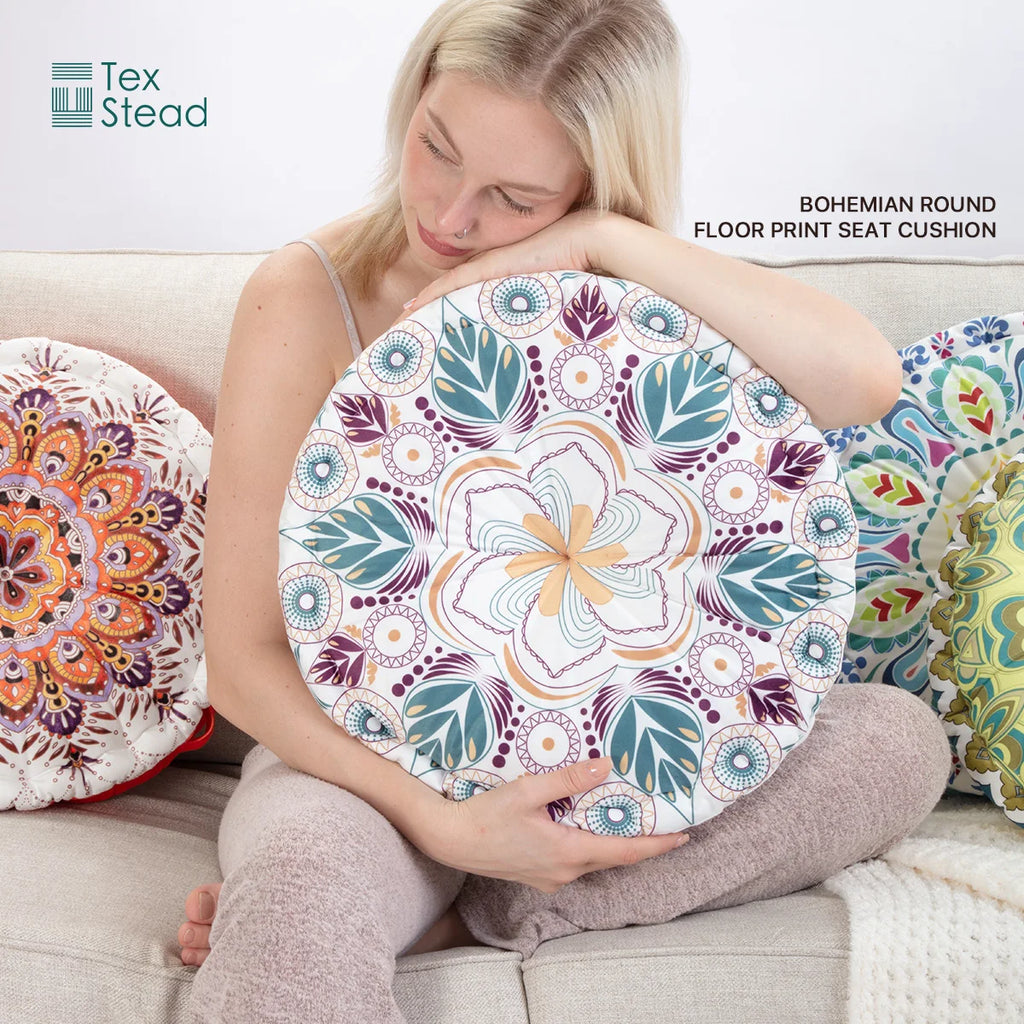 Mandala Round Floor Cushion