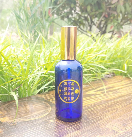 Blue Glass Bottle Collection