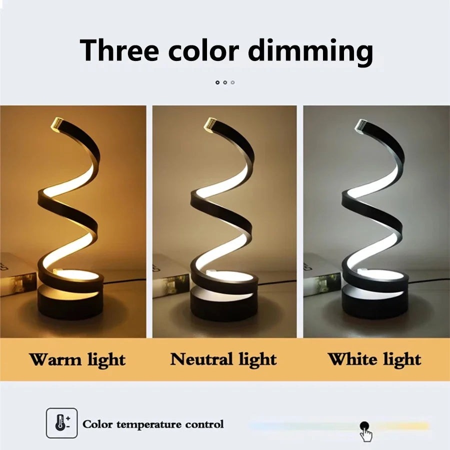 Spiral LED Ambient Night Light