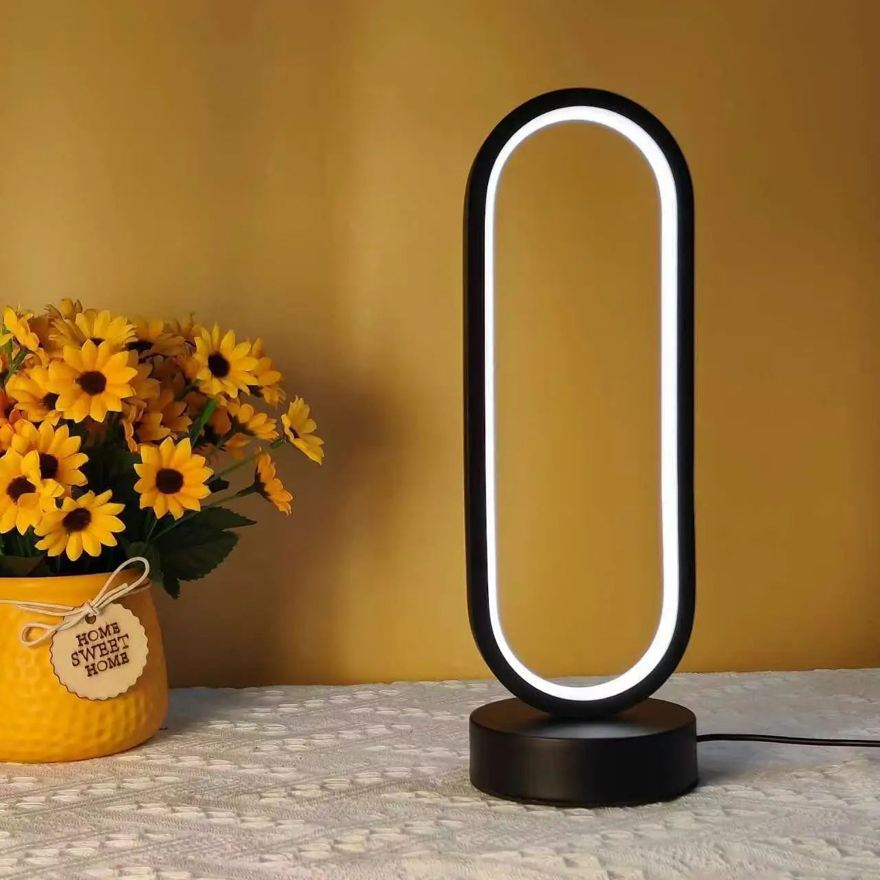 Modern 3 Colors Dimmable Desk Lamp Creative Spiral LED Night Light for Living Room Office Bedroom Bedside Ambient Table Lighting