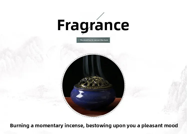Celadon Ceramic Incense Burner