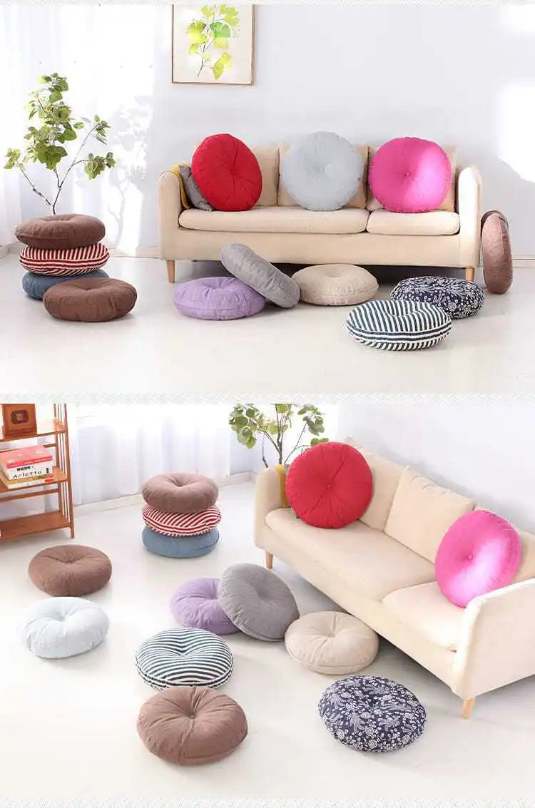 Round Meditation Floor Cushion