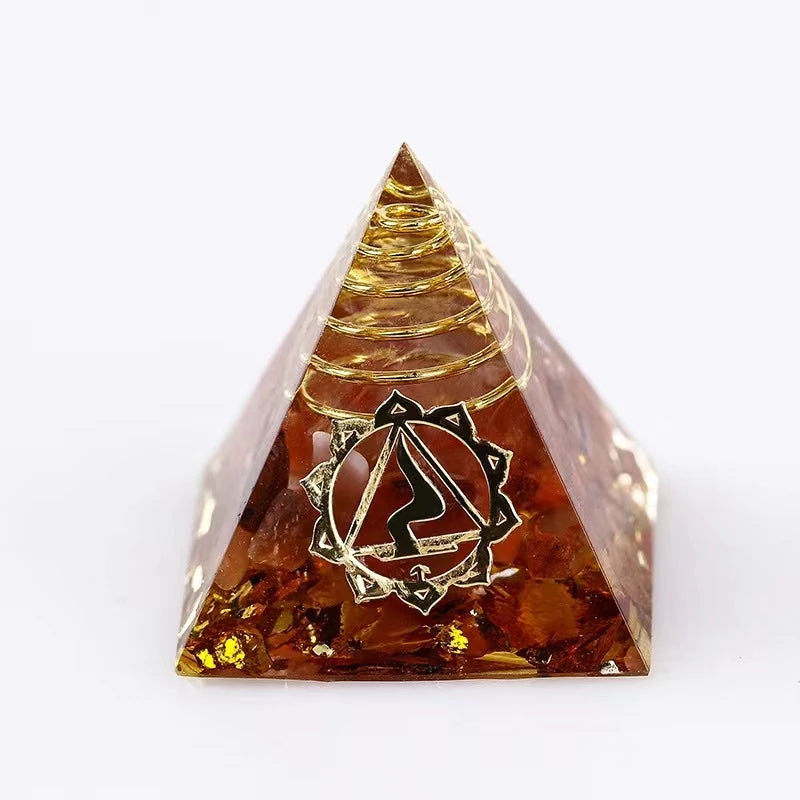 Crystal Pyramid Chakra Set