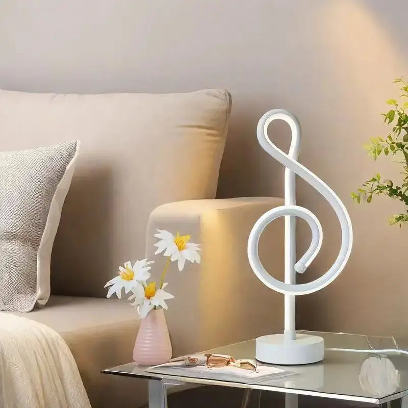 Modern 3 Colors Dimmable Desk Lamp Creative Spiral LED Night Light for Living Room Office Bedroom Bedside Ambient Table Lighting