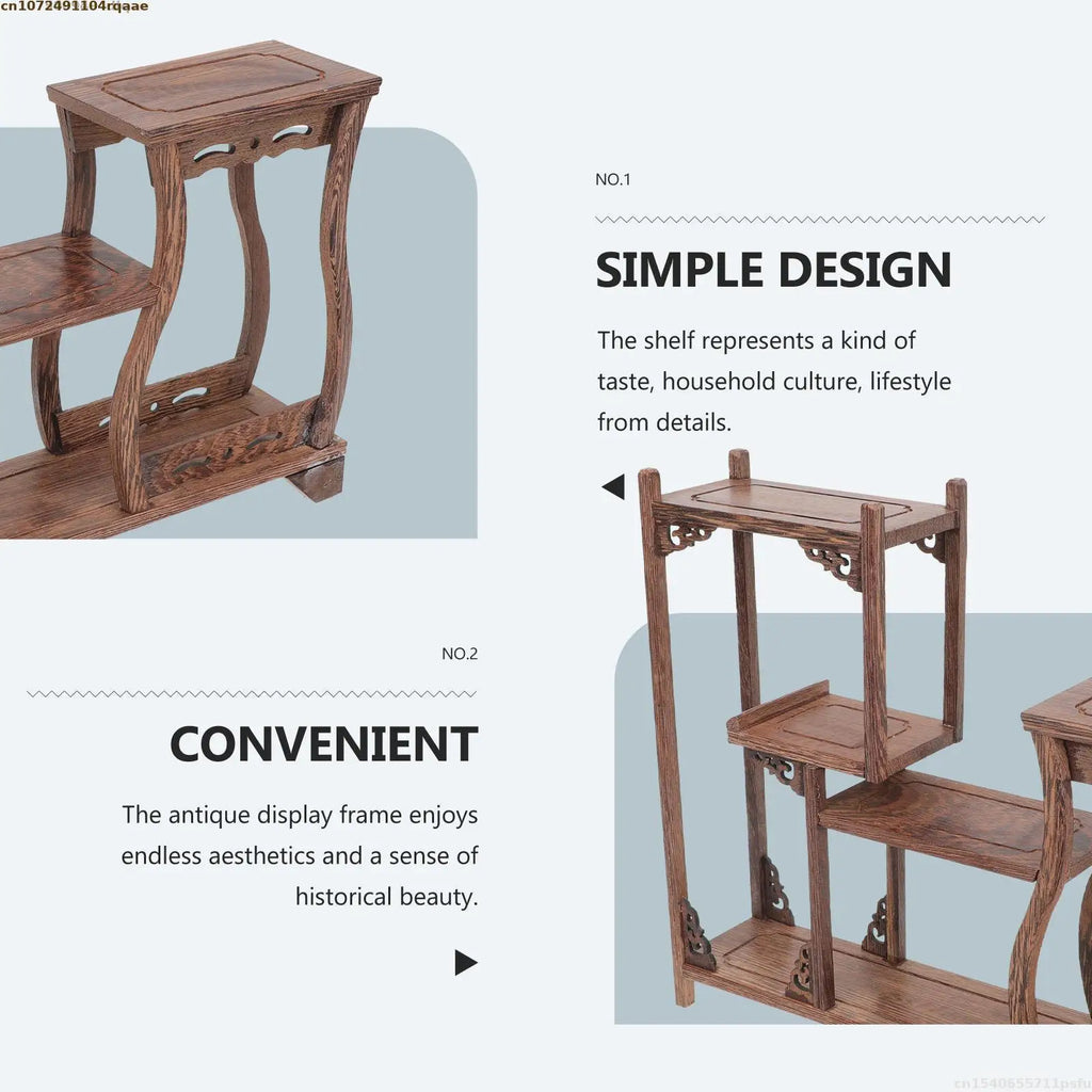 Natural Wood Display Stand