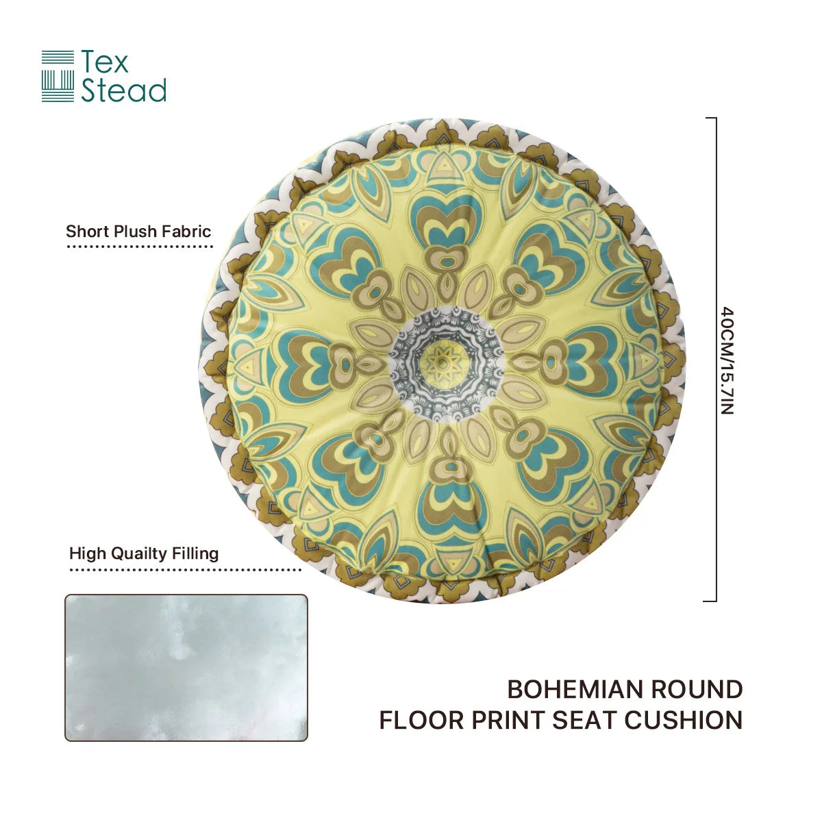 Mandala Round Floor Cushion