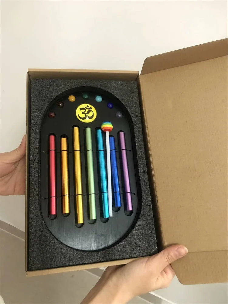 Seven Chakras Hand Chime Set