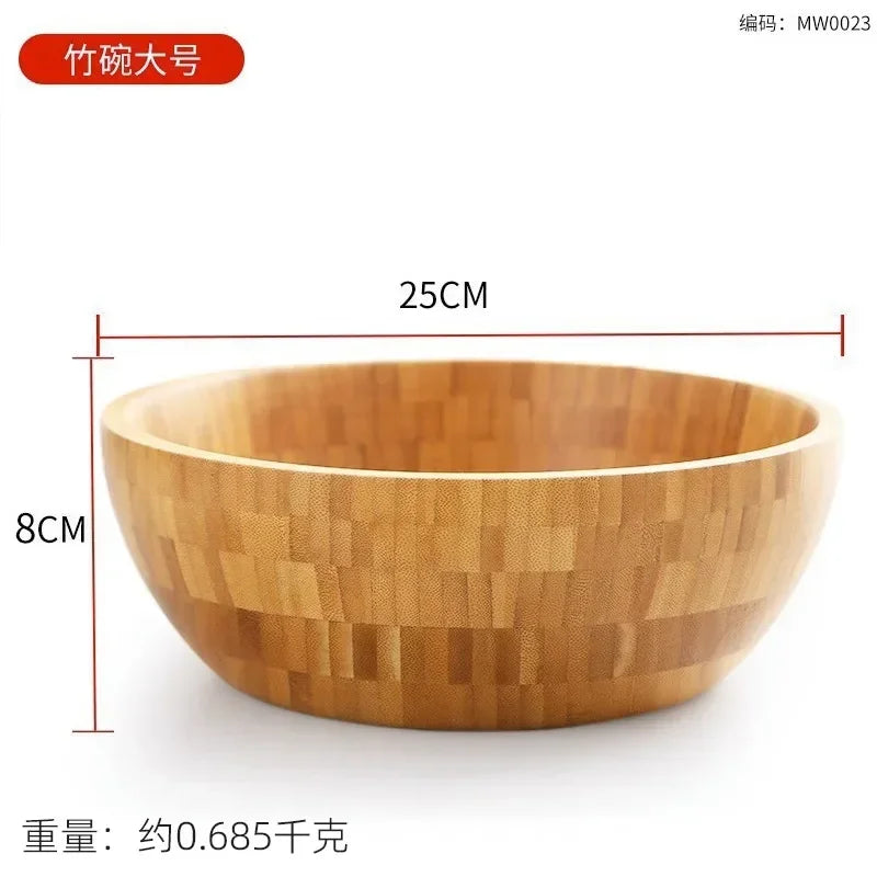 Natural Bamboo Mixing Bowl