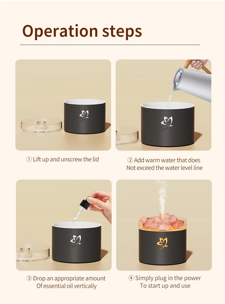 Crystal Salt Stone Aroma Diffuser
