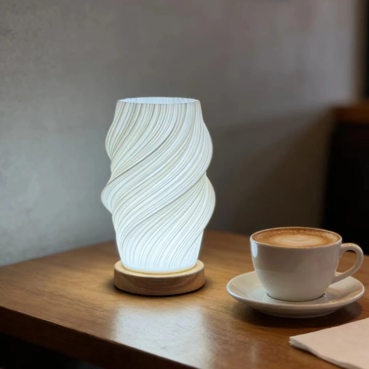 Nordic LED desk lamp, USB wired