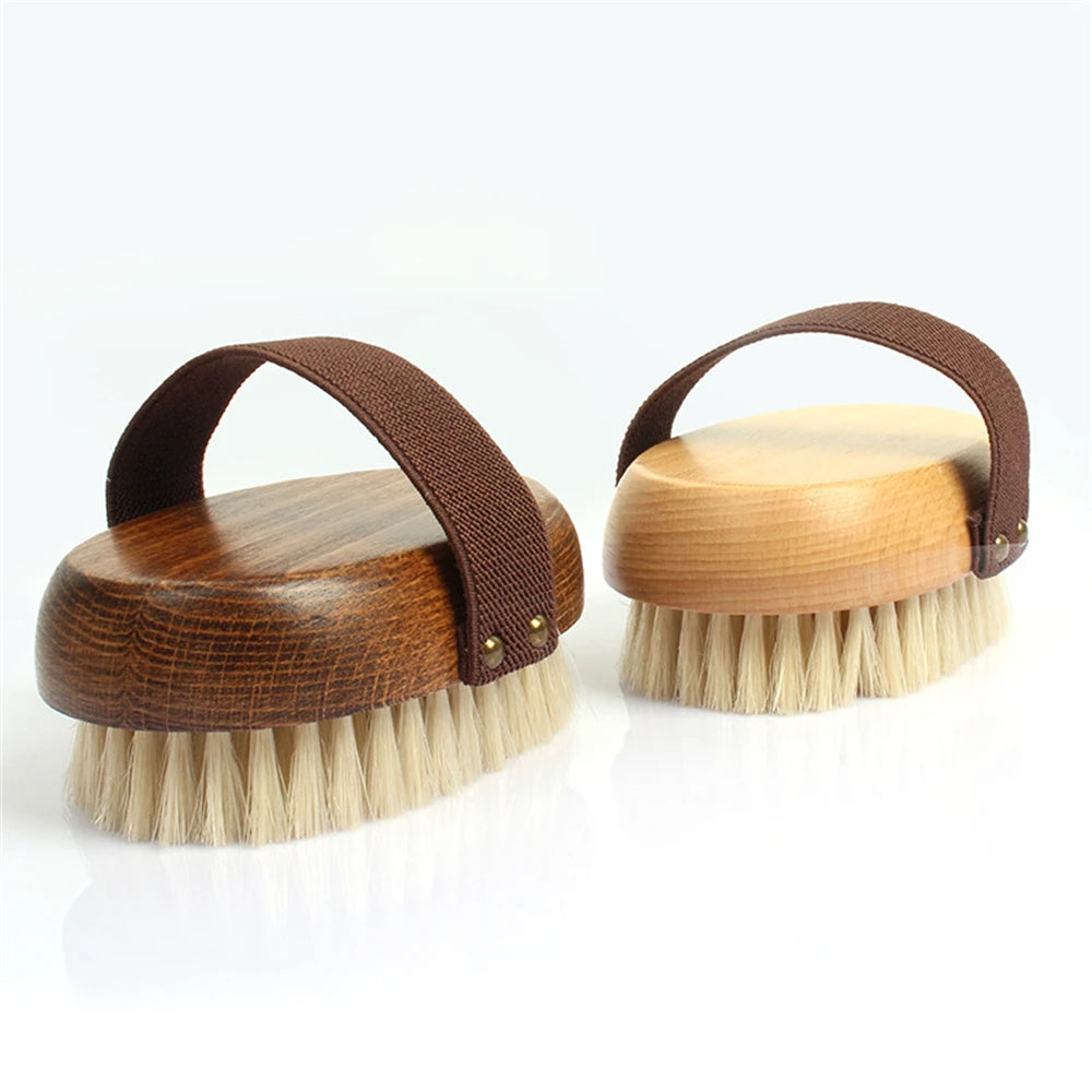 Natural Bristle Dry Body Brush