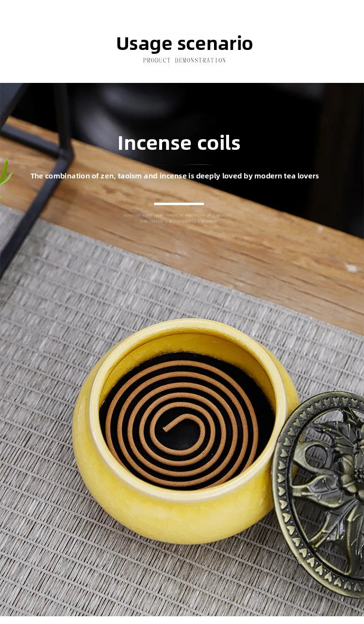 Celadon Ceramic Incense Burner