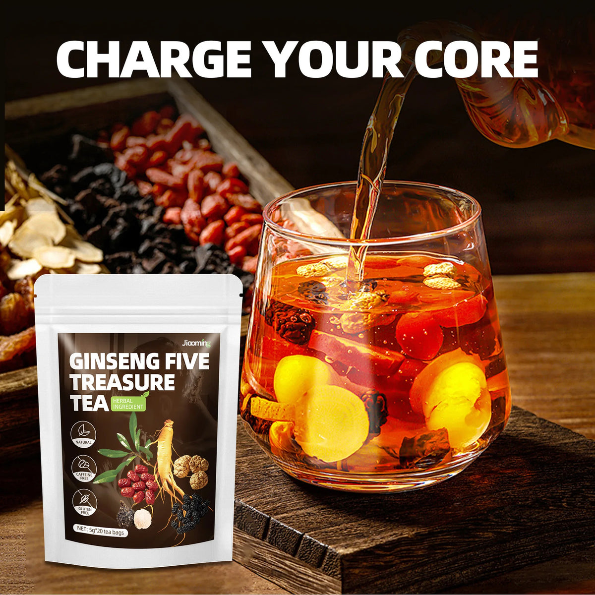 Ginseng Herbal Wellness Tea