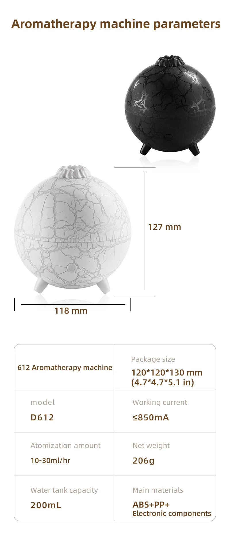 Mini Aroma Diffuser & Humidifier
