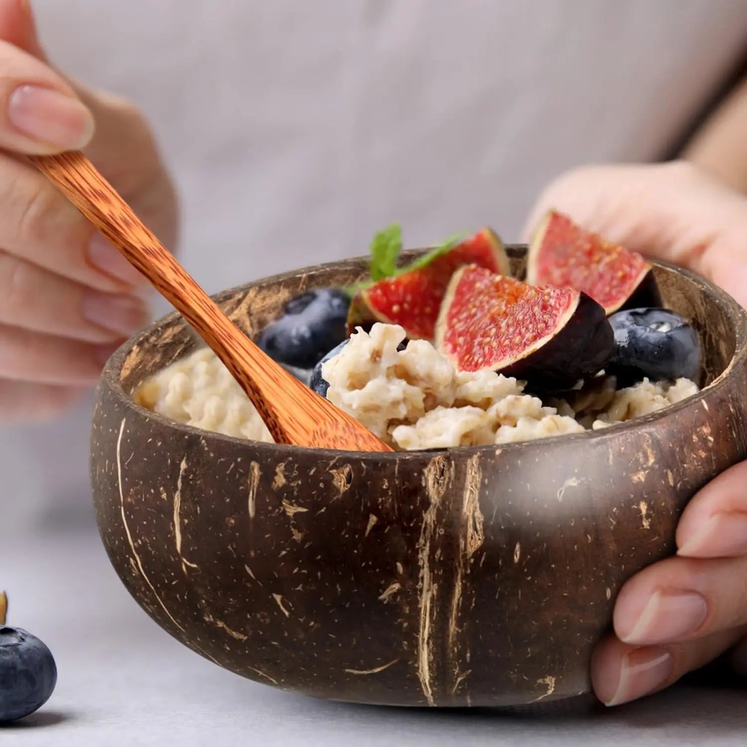 Natural Coconut Serving Bowls