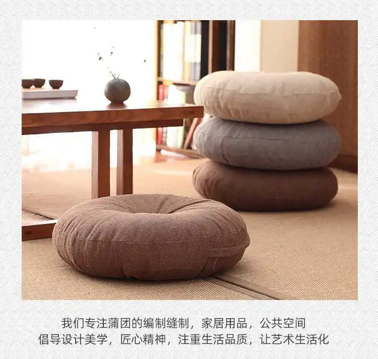 Round Meditation Floor Cushion