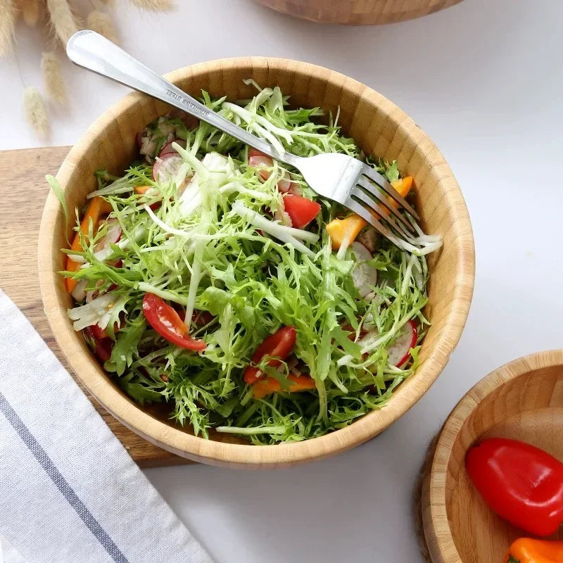 Natural Bamboo Mixing Bowl