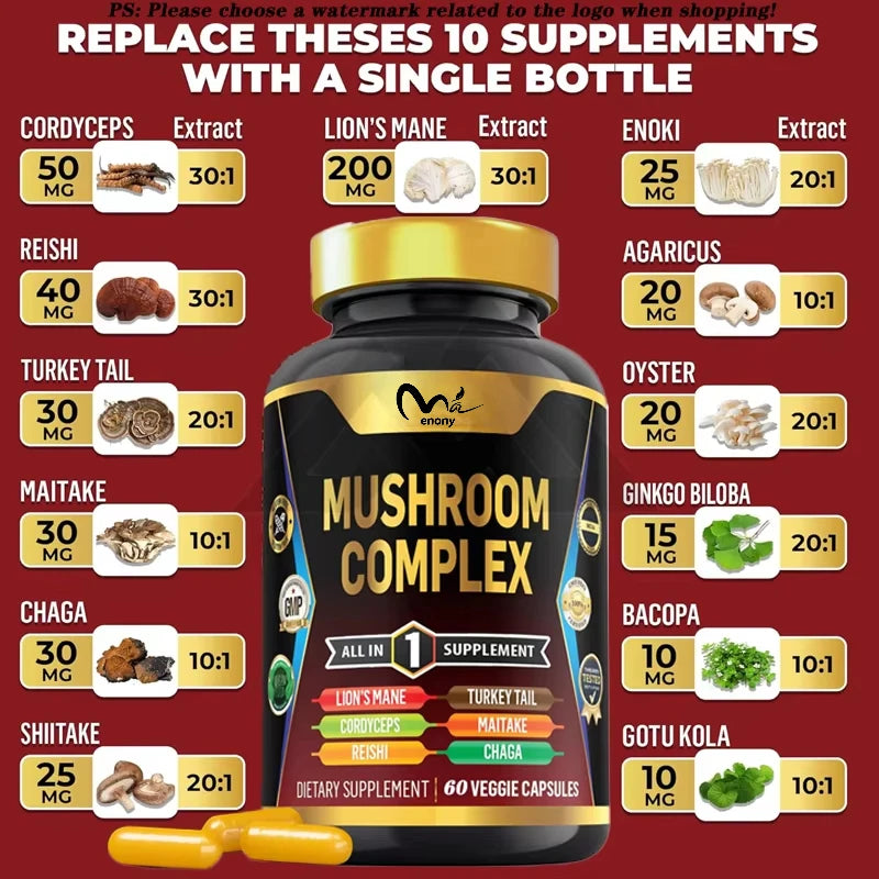 13-in-1 Mushroom Complex Supplement
