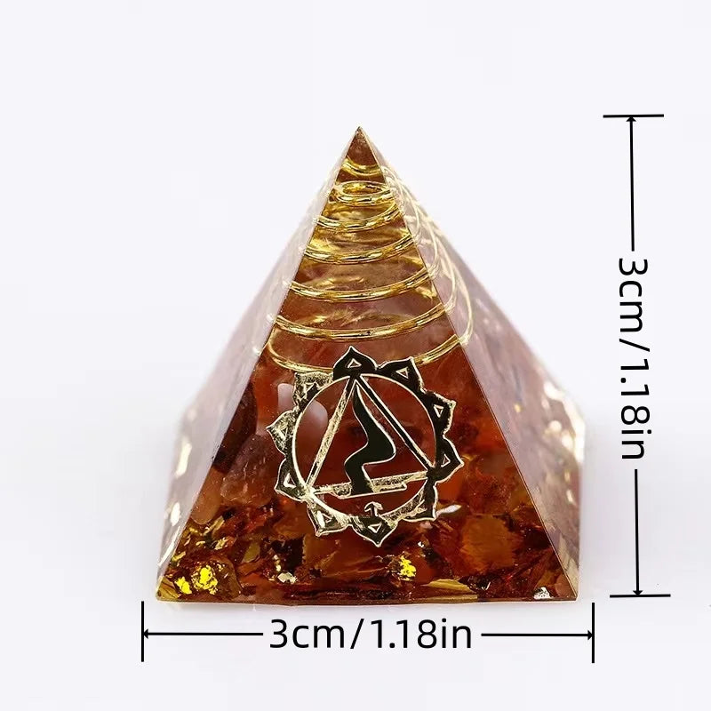 Crystal Pyramid Chakra Set