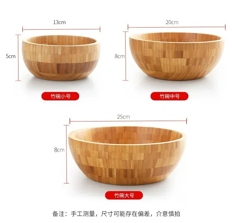 Natural Bamboo Mixing Bowl