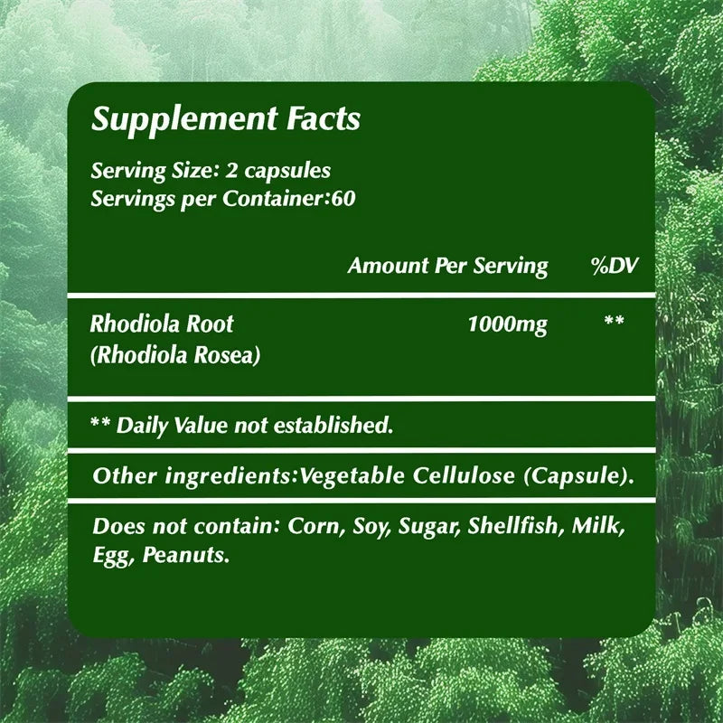 Rhodiola Rosea Supplement