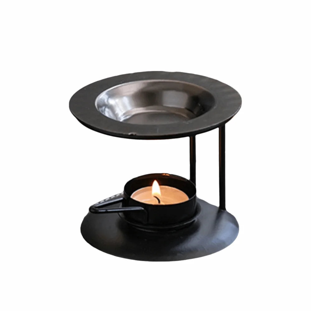 Creative Essential Oil Warmer Portable Retro Aromatherapy Burner Candle Holder Decorative Candle Heating Holder Home Decor
