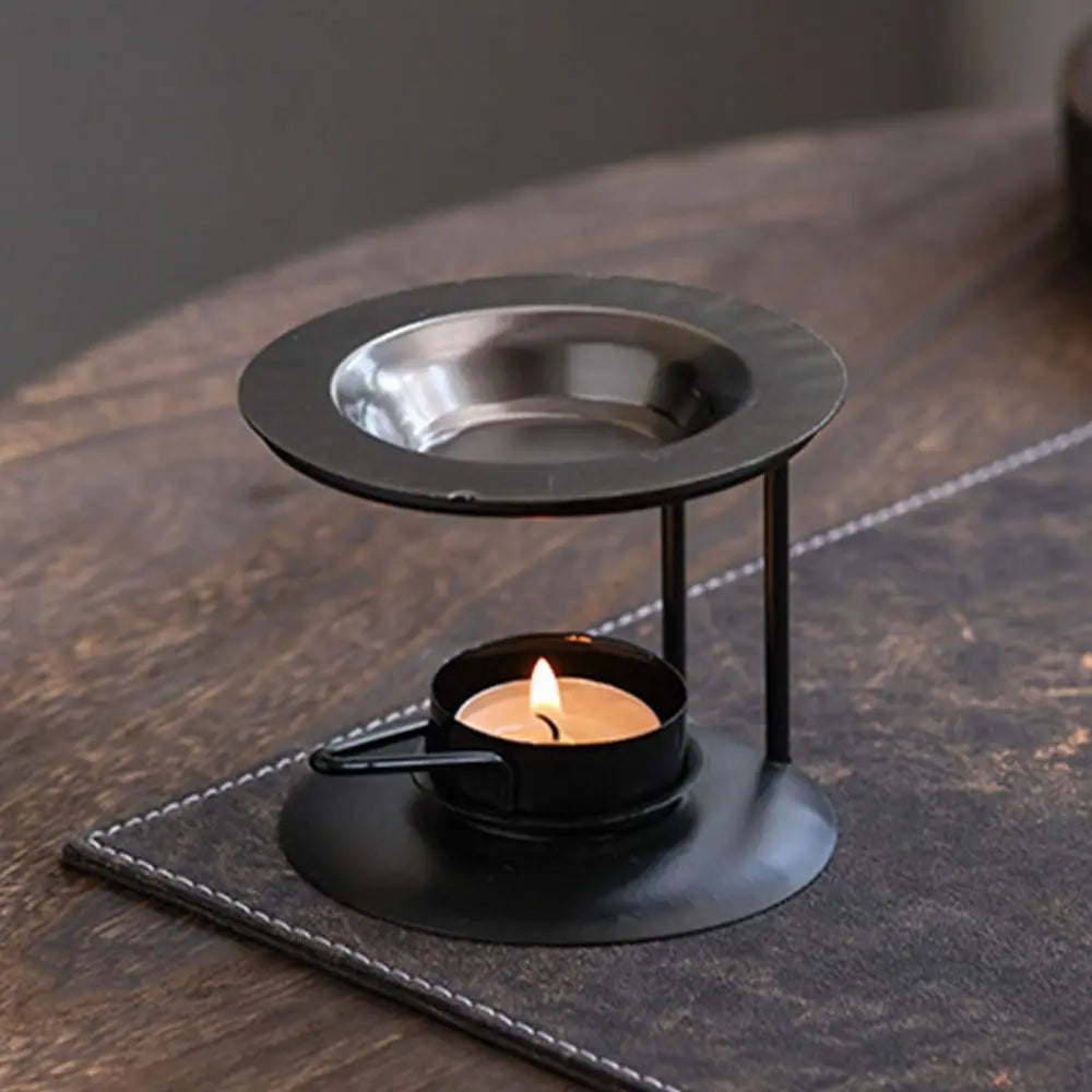 Creative Essential Oil Warmer Portable Retro Aromatherapy Burner Candle Holder Decorative Candle Heating Holder Home Decor