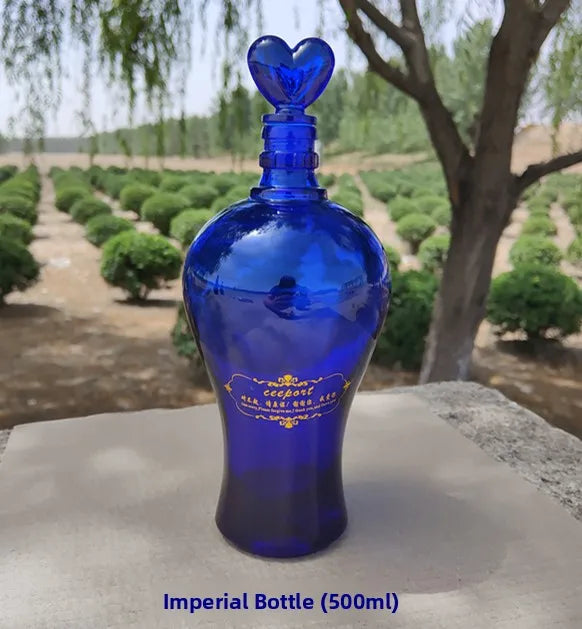Blue Glass Bottle Collection