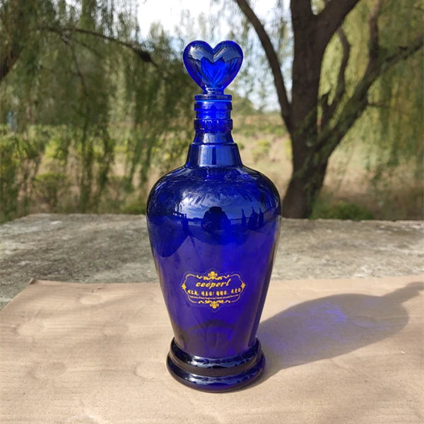 Blue Glass Bottle Collection