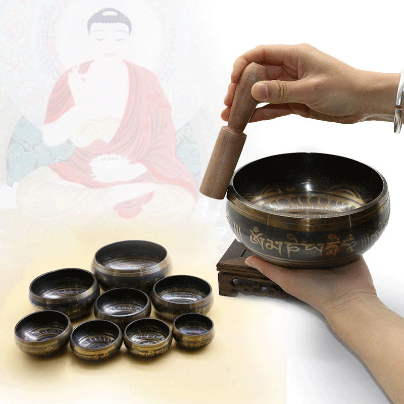 Tibetan Singing Bowl with Striker